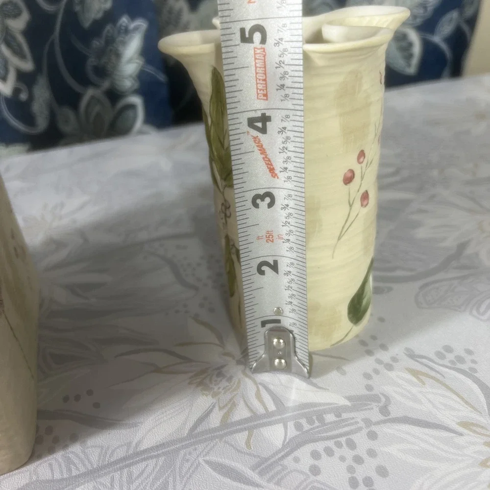 Croscill‎ AUTUMN LEAVES CERAMIC TISSUE BOX COVER TOOTH BRUSH HOLDER bathroom Set